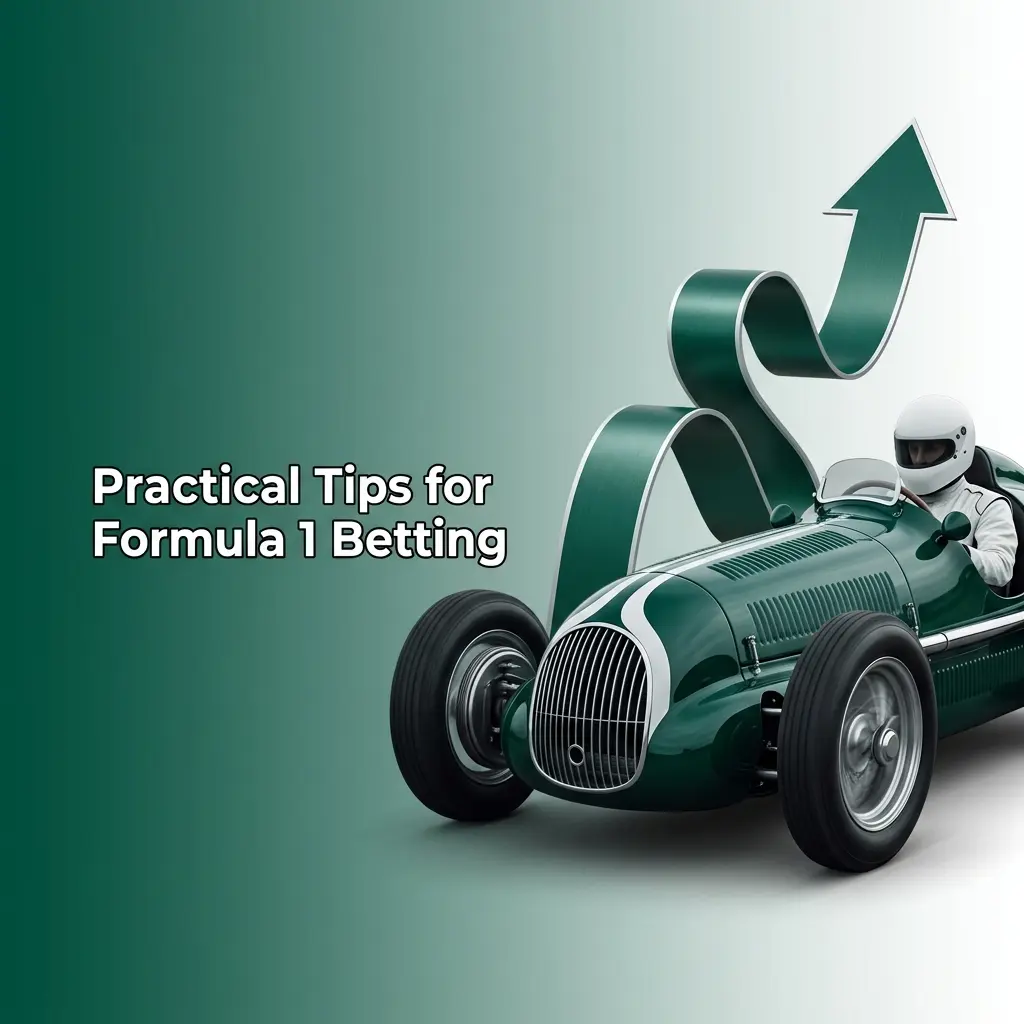 Practical tips for Formula 1 betting including qualifying results, circuit factors, weather, head-to-head markets, and bankroll management