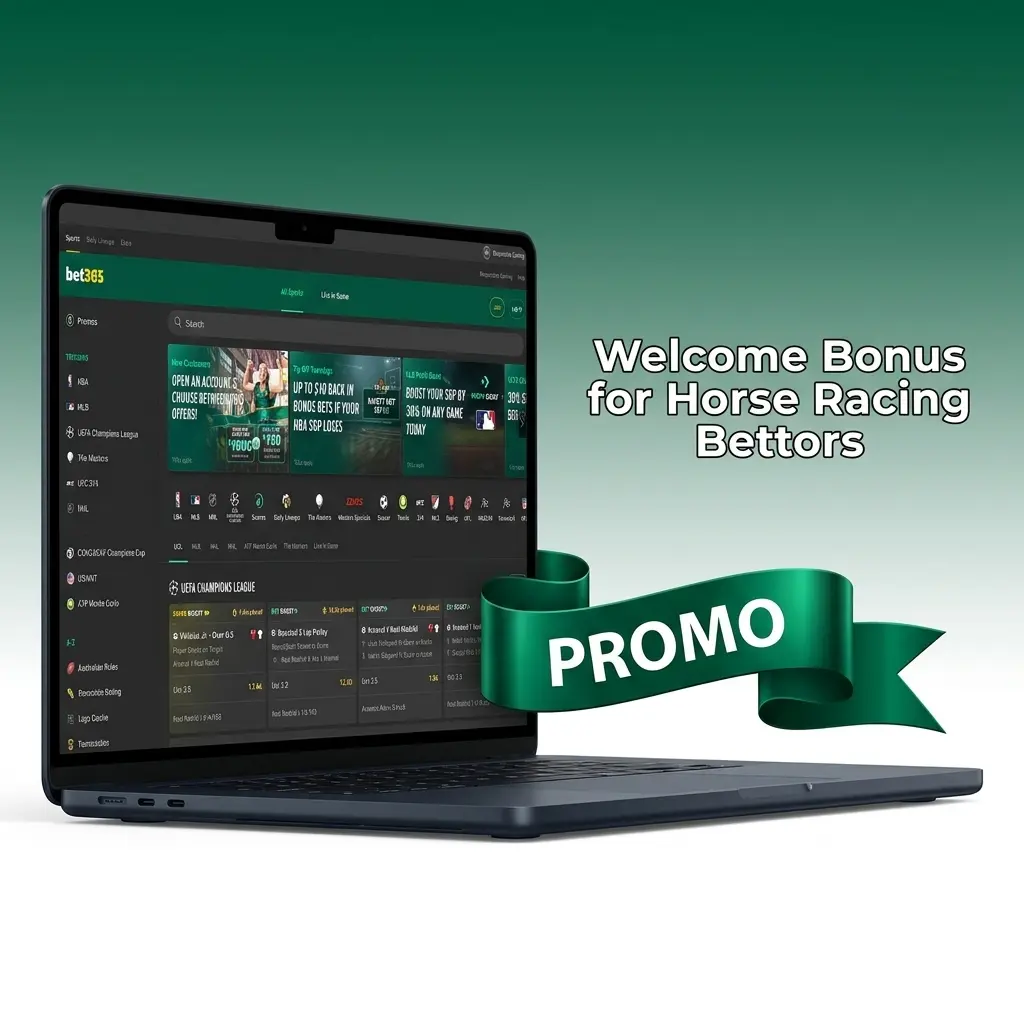 Bet365 India 15% welcome bonus up to ₹4,000 for new horse racing bettors on first deposit