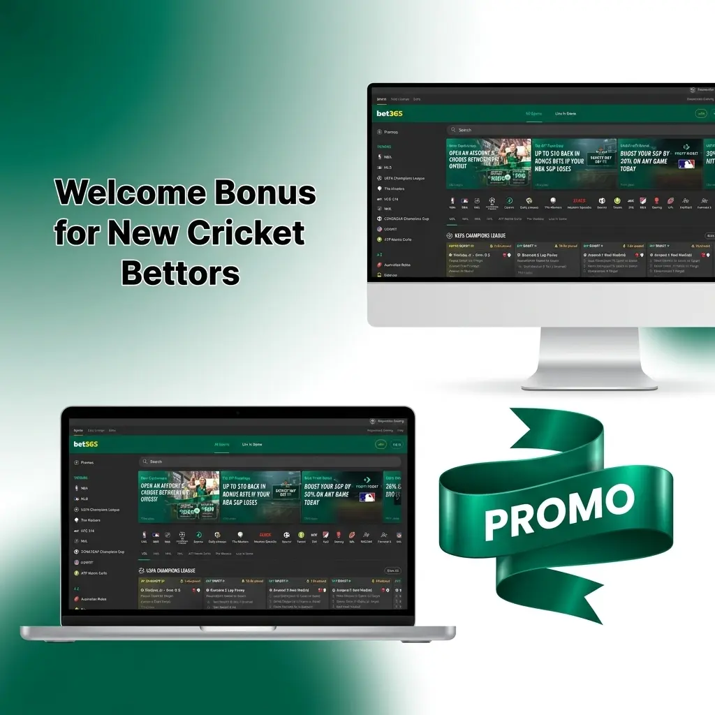 Bet365 welcome bonus for new cricket bettors offering 15% on first deposit up to ₹4,000 for IPL and ICC bets