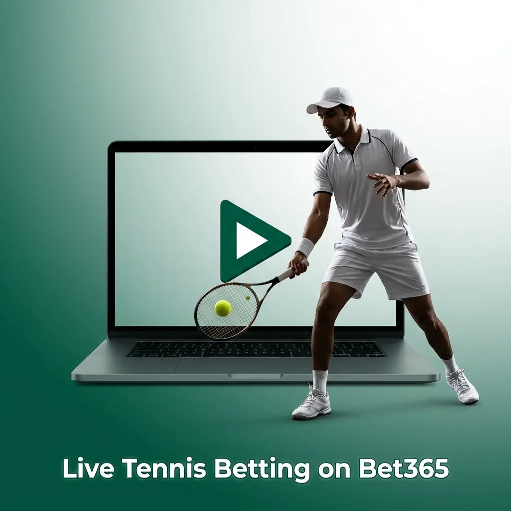 Bet365 live tennis betting interface showing real-time odds, match stats, and Cash Out feature for ATP, WTA, and ITF matches