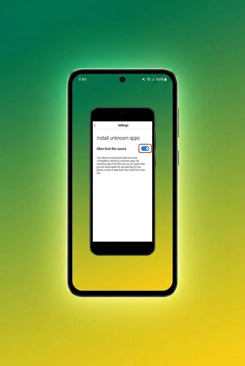 Step-by-step guide showing how to download and install the Bet365 Android APK app on a smartphone